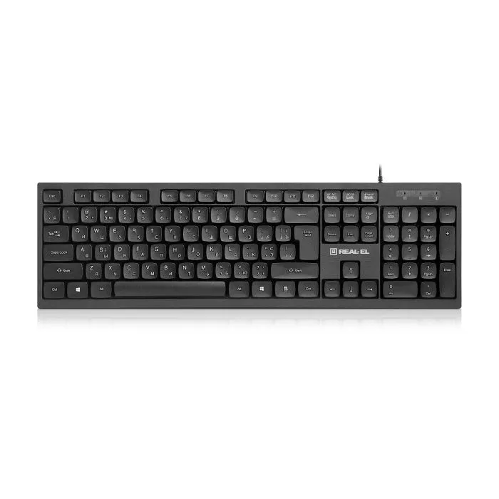 Клавиатура REAL-EL RK-510 USB Black (EL123100053)