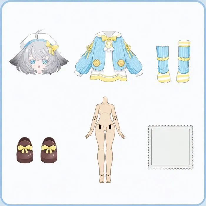 Лялька Pop Top колекційна BJD MiraiDolls - Зірочки бажань (сюрприз) (W250801) зображення 2