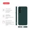 Чохол до мобільного телефона Intaleo Silicone Samsung Galaxy A35 Dark Green (1283126600210) зображення 4