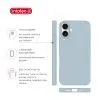 Чохол до мобільного телефона Intaleo SoftShell Apple iPhone 16 Light Blue (1283126609169) зображення 4
