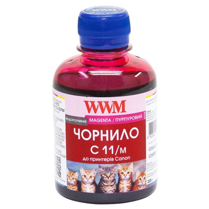 Чернила WWM CANON CL441/511/513/CLI521/426 Magenta (C11/M)