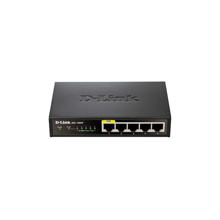 Комутатор мережевий D-Link DES-1005P