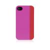 Чехол для мобильного телефона XtremeMac для Apple iPhone 4 Microshield Slice Pink/Red (IPP-MSS4S-33)