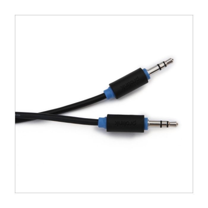 Кабель мультимедийный Jack 3.5mm папа/Jack 3.5mm папа 0.5m Prolink (PB105-0050) изображение 3