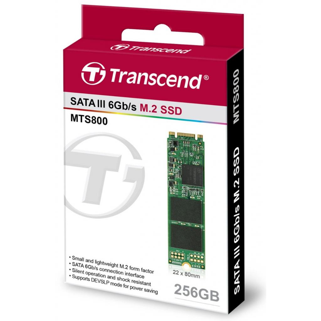 Накопитель SSD M.2 256GB Transcend (TS256GMTS800) изображение 3