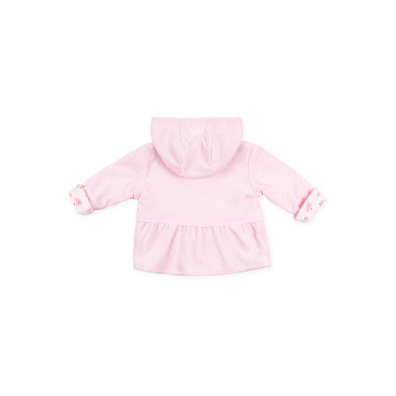 Набір дитячого одягу Luvena Fortuna велюровий рожевий з кроликом (EP6149.0-3) зображення 5