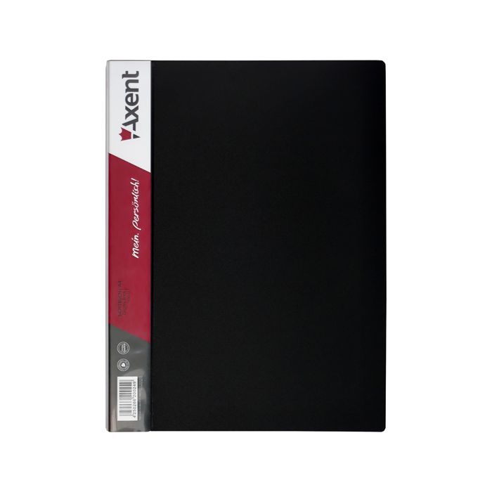 Папка с файлами Axent 30 sheet protectors, black (1030-01-А)
