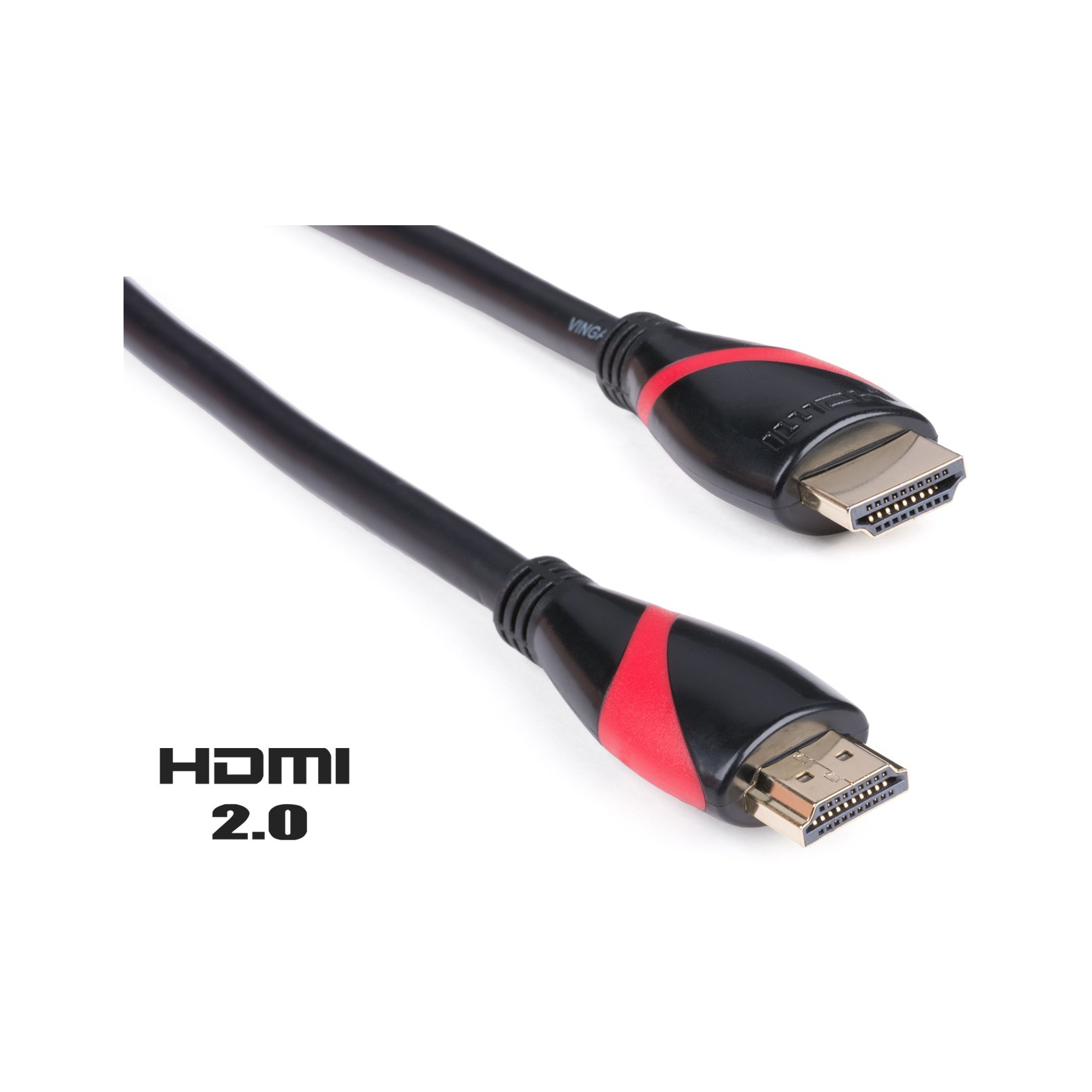 Кабель мультимедійний HDMI to HDMI 1.8m Vinga (HDMI02-1.8)