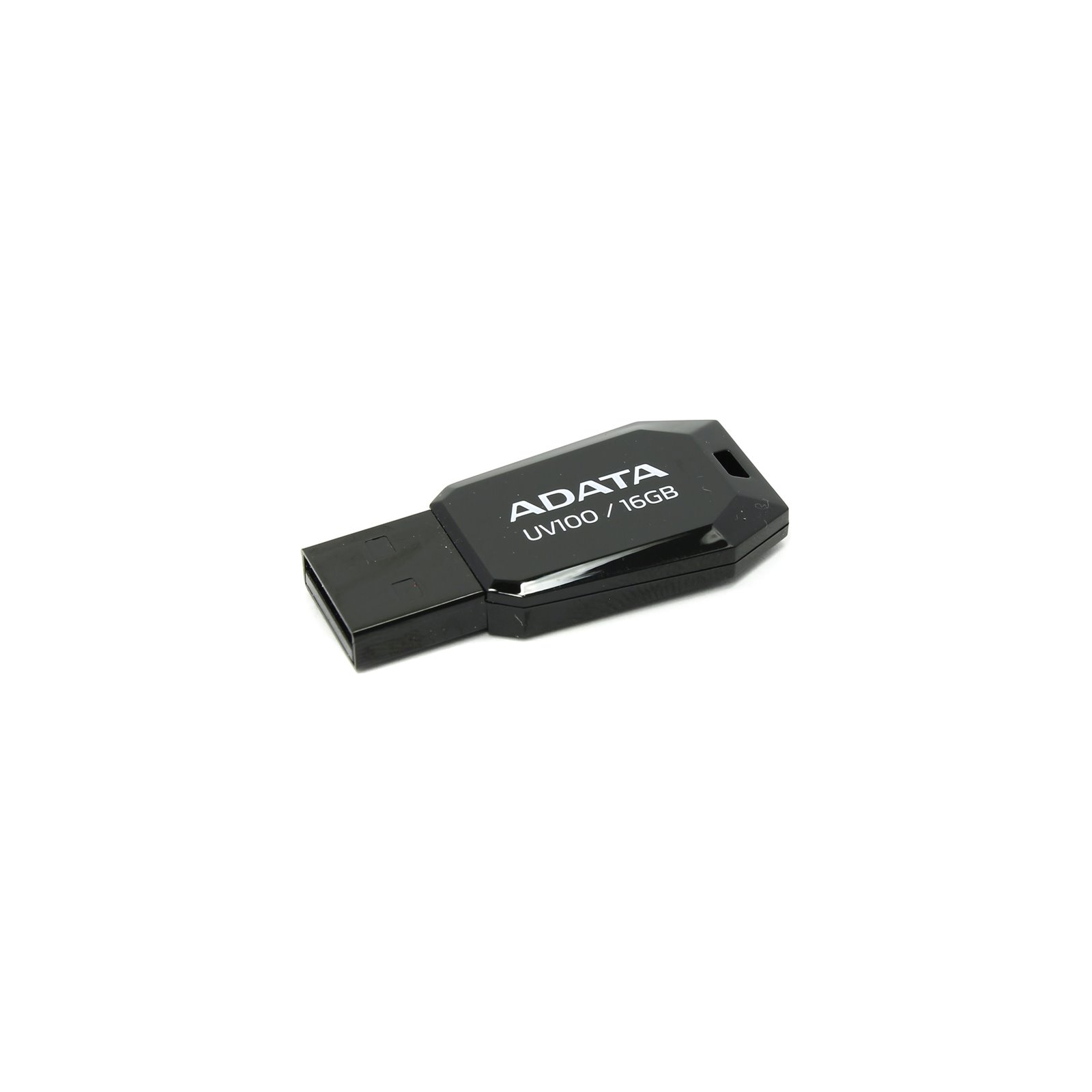 USB флеш накопичувач ADATA 16GB DashDrive UV100 Black USB 2.0 (AUV100-16G-RBK) зображення 2