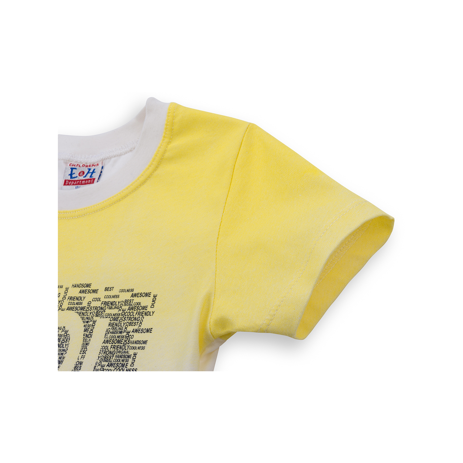 Набор детской одежды Breeze футболка "COOL" с шортами (8867-80B-yellow) изображение 5