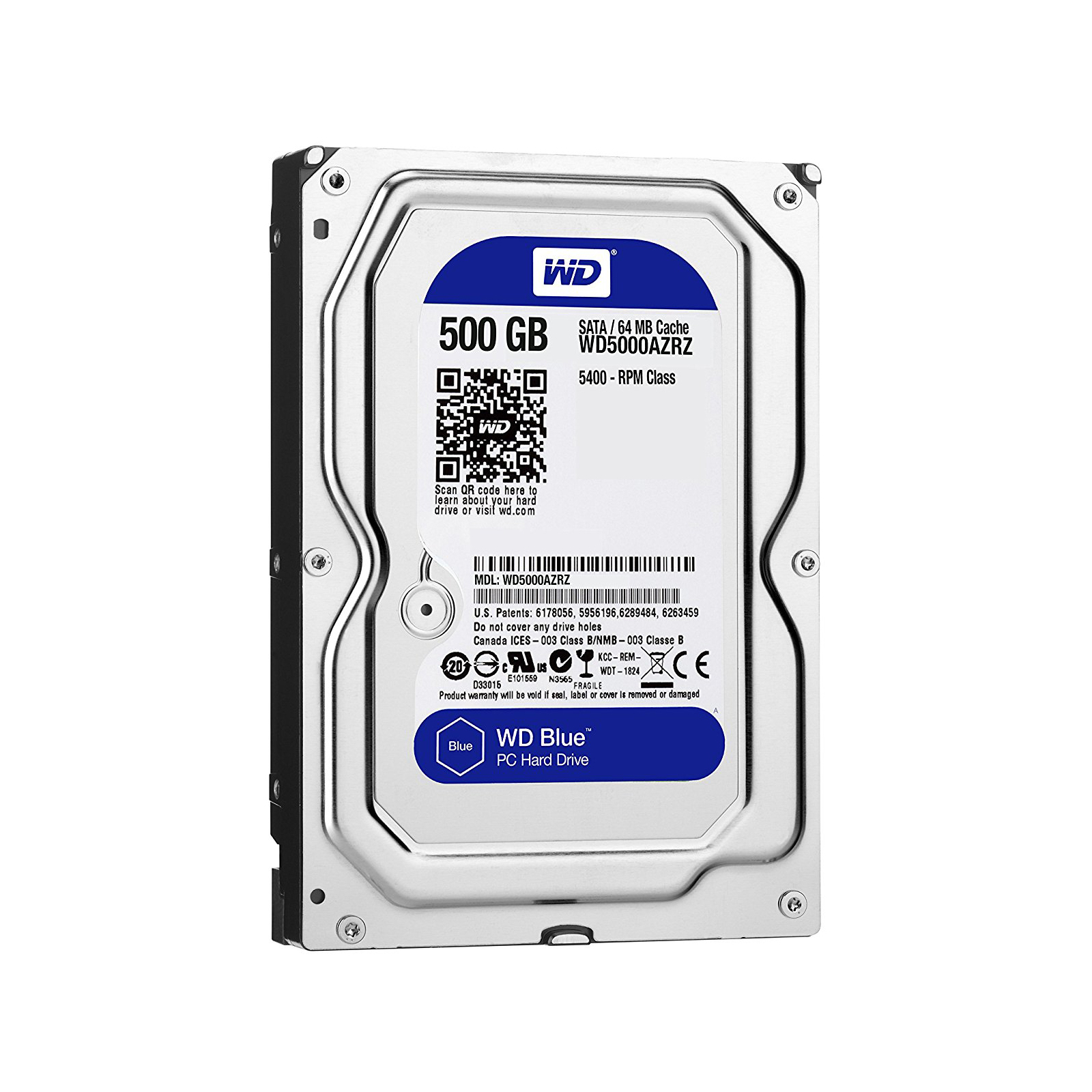 Жорсткий диск 3.5"  500Gb WD (#WD5000AZRZ-FR#) зображення 2