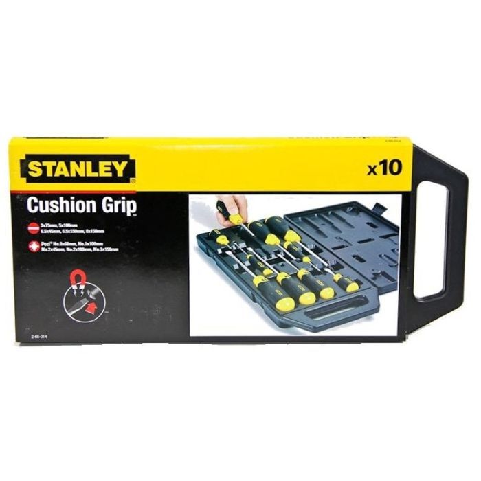 Набор инструментов Stanley отверток CUSHION GRIP 10 шт. (2-65-014) изображение 3