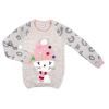Кофта дитяча Breeze з котиком в шапочці (T-150-98G-beige)