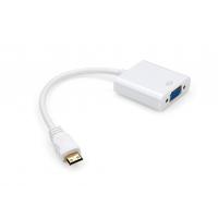 Переходник HDMI C M to VGA F 0.15m Vinga (HDMICMVGAF-01) изображение 2