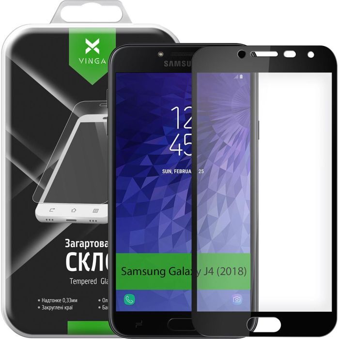 Стекло защитное Vinga для Samsung Galaxy J4 (2018) J400 (VTPGS-J400) изображение 9