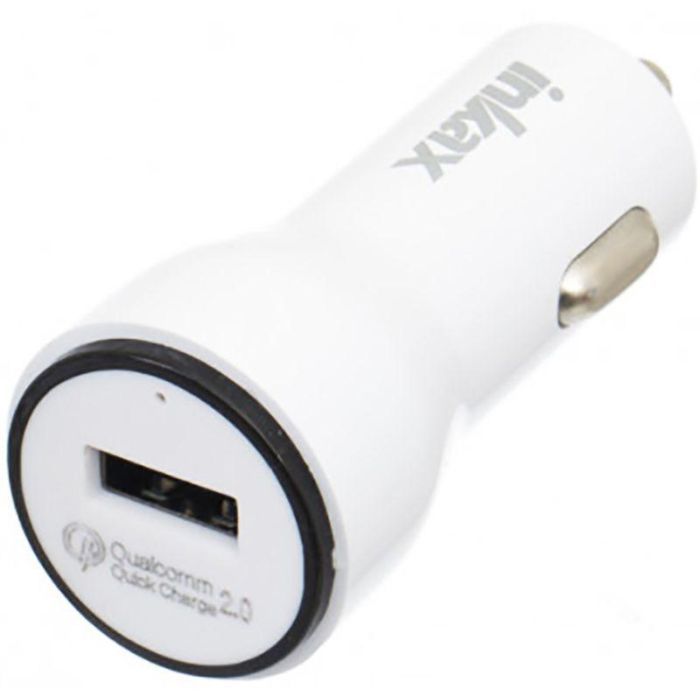 Зарядное устройство Inkax CD-22 Car charger + Micro cable 1USB 2.1A White (F_72209) изображение 2