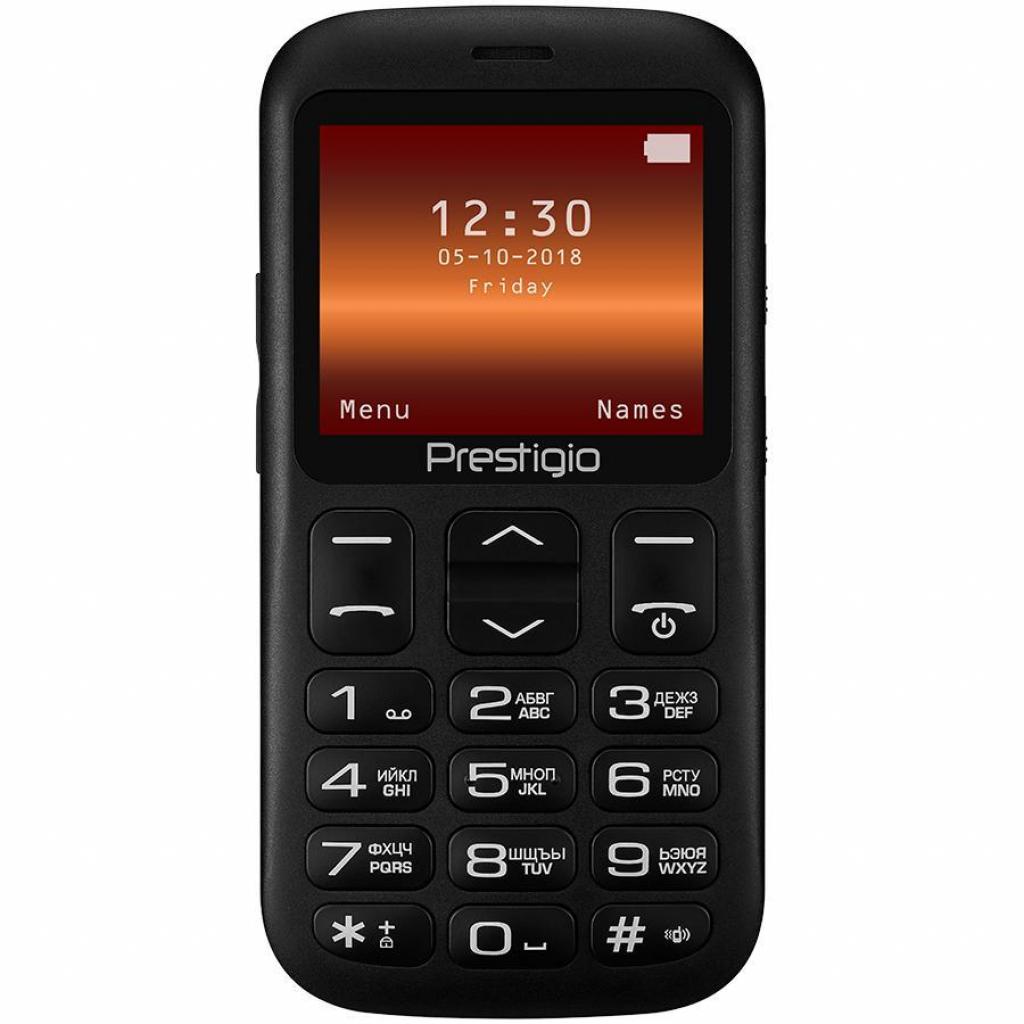 Мобільний телефон Prestigio 1220 Muze L1 Black (PFP1220DUOBLACK)