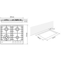 Варочная поверхность Eleyus LINDA 60 WH CTF изображение 12