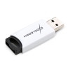 USB флеш накопитель eXceleram 8GB H2 Series White/Black USB 2.0 (EXU2H2W08) изображение 2