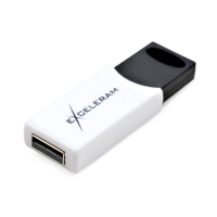 USB флеш накопитель eXceleram 8GB H2 Series White/Black USB 2.0 (EXU2H2W08) изображение 3