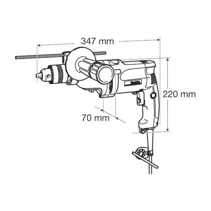 Дрель Makita DP4011 изображение 2