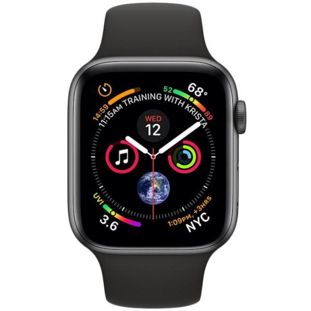 Смарт-часы Apple Watch Series 4 GPS, 44mm Space Grey Aluminium Case (MU6D2UA/A) изображение 2