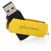 USB флеш накопичувач eXceleram 64GB P2 Series Yellow2/Black USB 2.0 (EXP2U2Y2B64) зображення 3