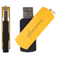 USB флеш накопитель eXceleram 64GB P2 Series Yellow2/Black USB 2.0 (EXP2U2Y2B64) изображение 4
