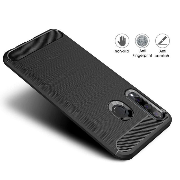 Чехол для мобильного телефона Laudtec для Huawei P Smart 2019 Carbon Fiber (Black) (LT-PST19) изображение 3