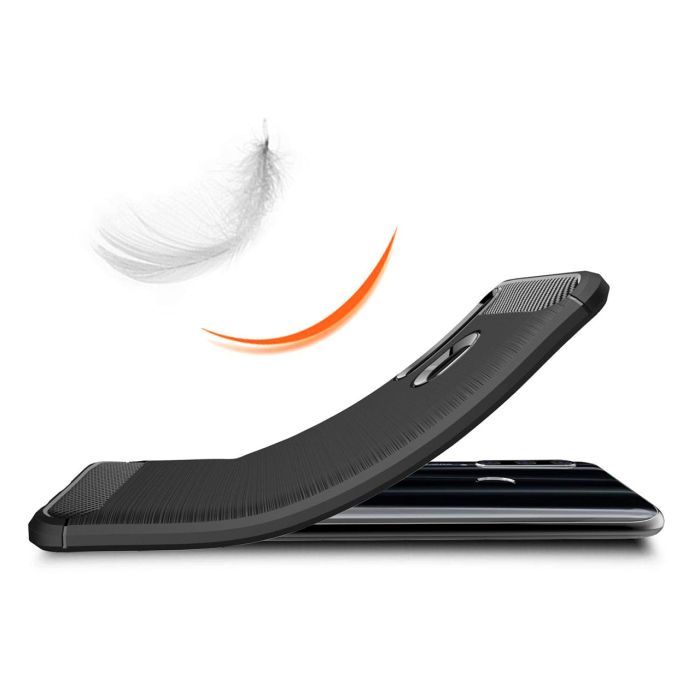 Чехол для мобильного телефона Laudtec для Huawei P Smart 2019 Carbon Fiber (Black) (LT-PST19) изображение 5