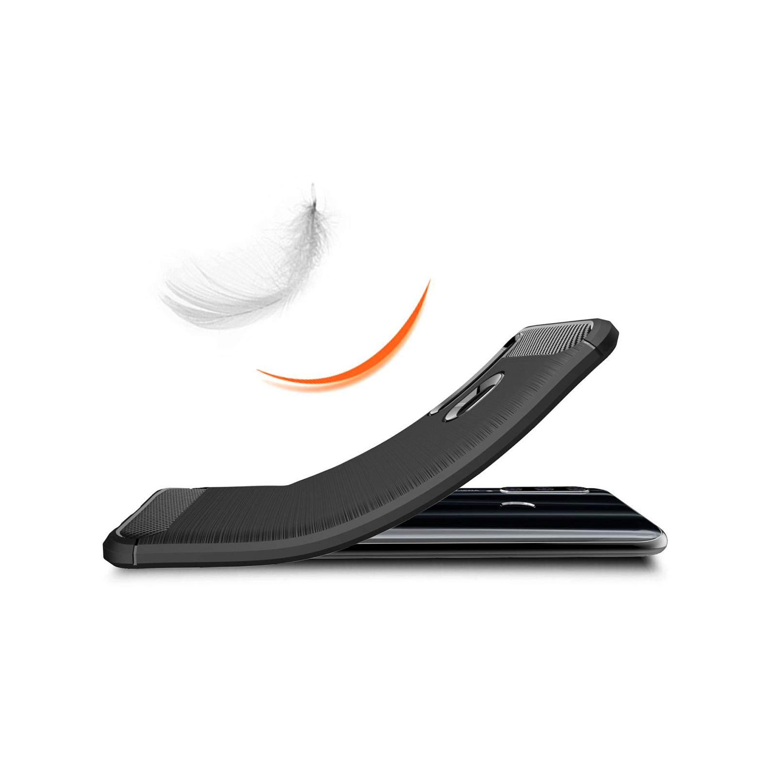 Чехол для мобильного телефона Laudtec для Huawei P Smart 2019 Carbon Fiber (Black) (LT-PST19) изображение 5
