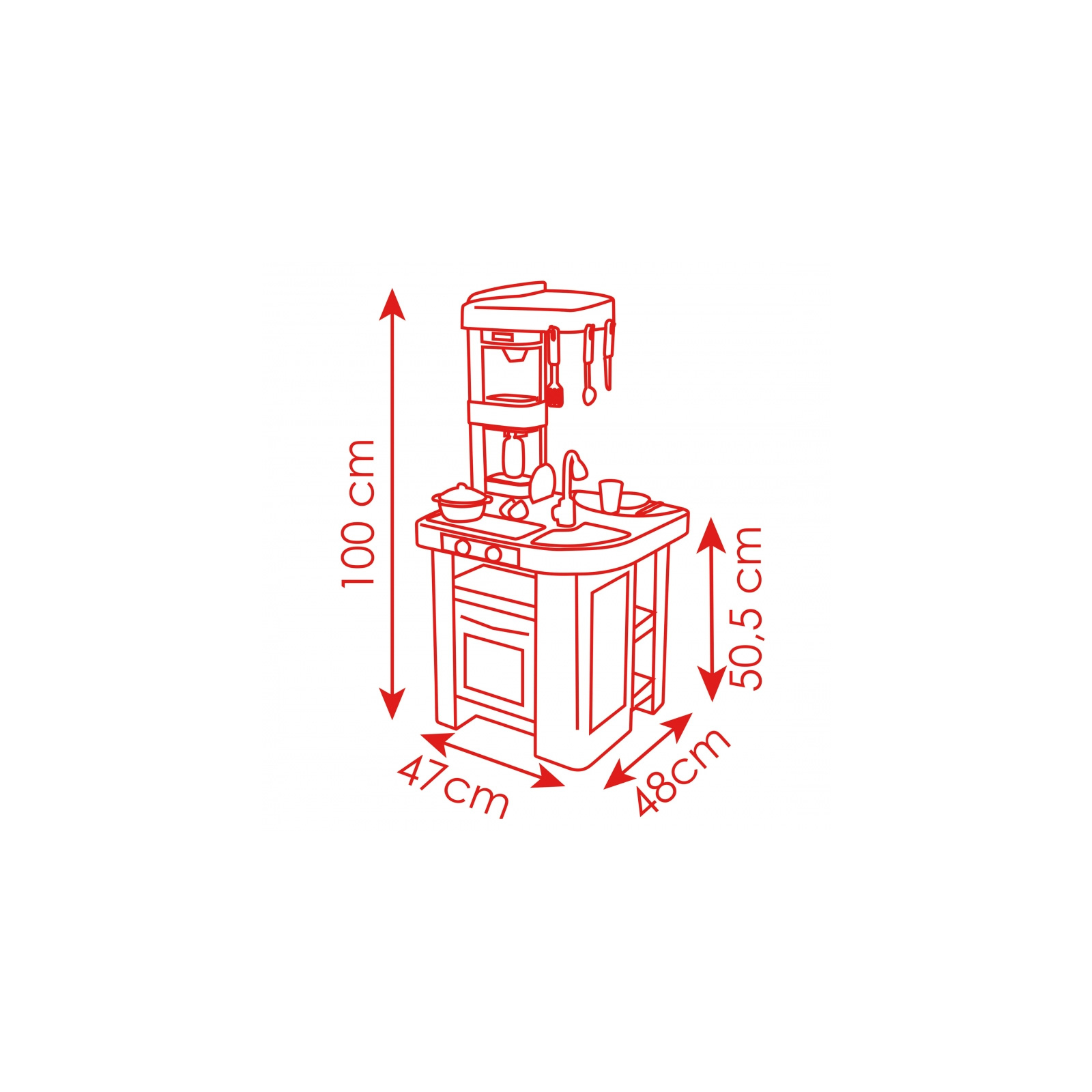 Игровой набор Smoby Інтерактивна кухня "Тефаль. Студіо" зі звук.ефектом, аксес., (311022) изображение 10