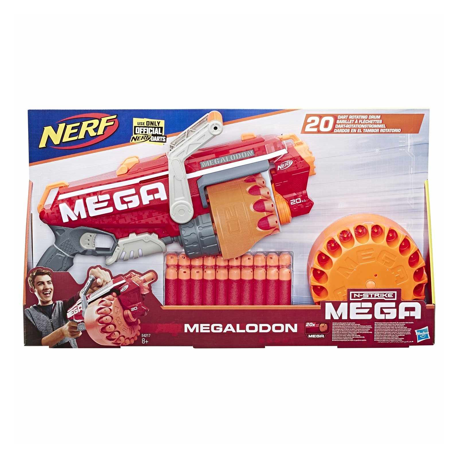 Игрушечное оружие Hasbro Nerf Мега Мегалодон (E4217) изображение 2