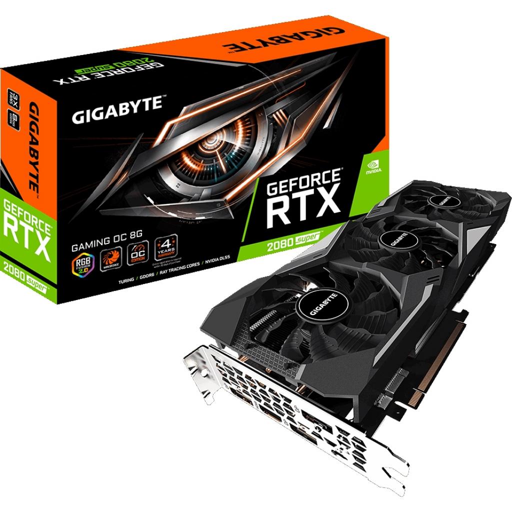 Відеокарта GIGABYTE GeForce RTX2080 SUPER 8192Mb GAMING OC (GV-N208SGAMING OC-8GC)