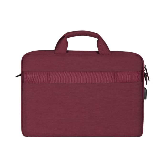 Сумка для ноутбука 2E 16" CrossSquares, Burgundy (2E-CBN9198BG) изображение 3