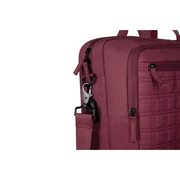 Сумка для ноутбука 2E 16" CrossSquares, Burgundy (2E-CBN9198BG) изображение 6