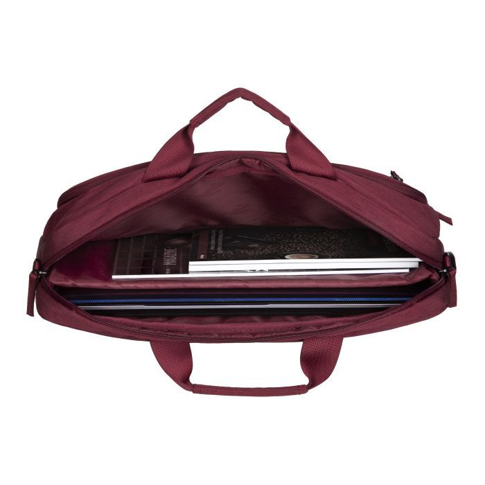 Сумка для ноутбука 2E 16" CrossSquares, Burgundy (2E-CBN9198BG) изображение 8