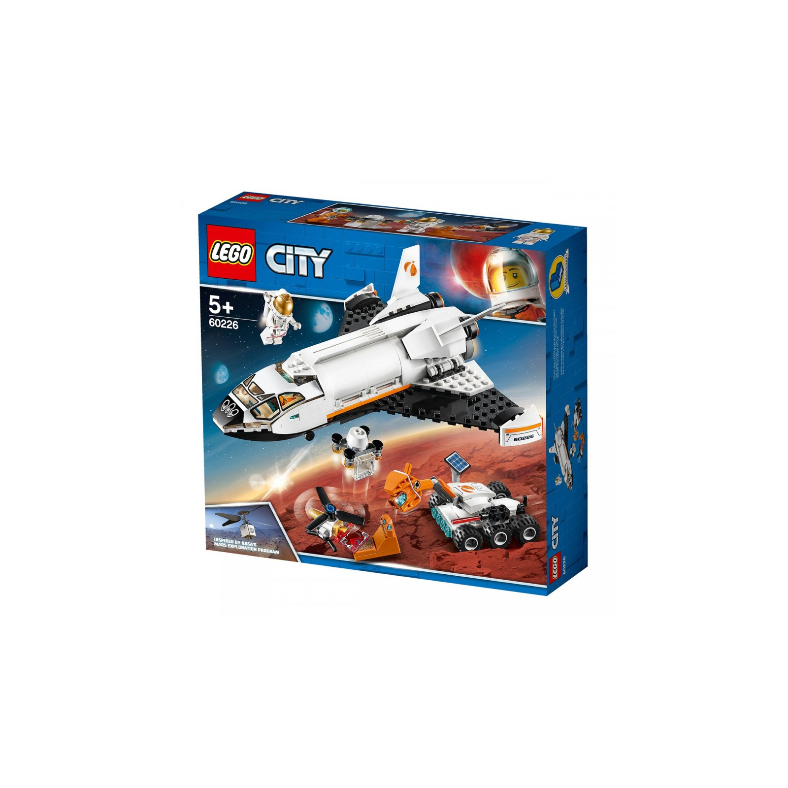 Конструктор LEGO City Шатл для досліджування Марса (60226) зображення 2