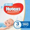 Подгузники Huggies Ultra Comfort 3 Mega для мальчиков (5-9 кг) 160 шт (80x2) (5029054218099)