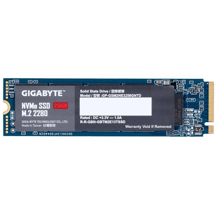 Накопитель SSD M.2 2280 256GB GIGABYTE (GP-GSM2NE3256GNTD) изображение 2