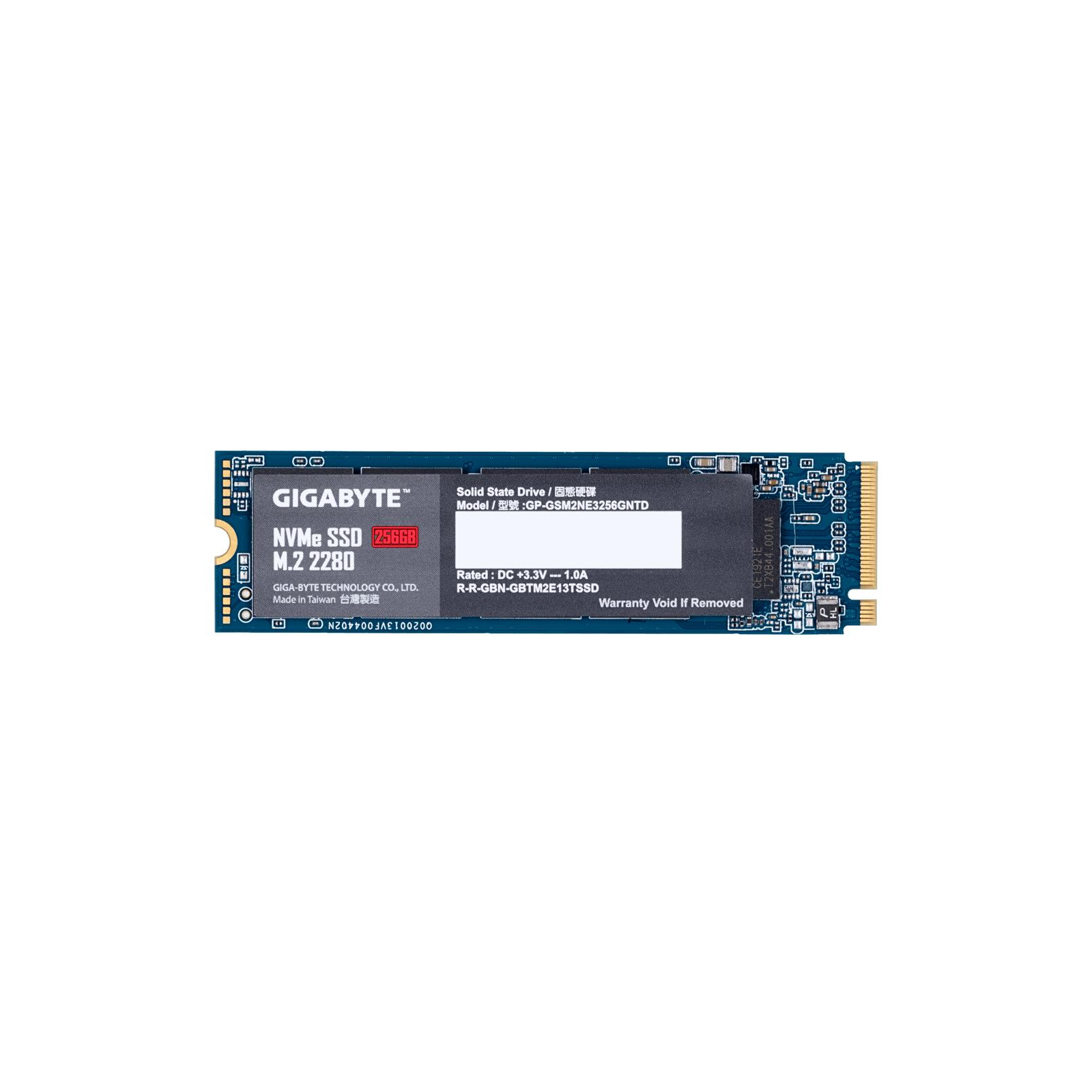Накопитель SSD M.2 2280 256GB GIGABYTE (GP-GSM2NE3256GNTD) изображение 2