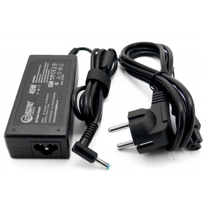 Блок питания к ноутбуку Extradigital HP 19.5V, 2.31A, 45W (4.5x3.0) (PSH3862) изображение 2