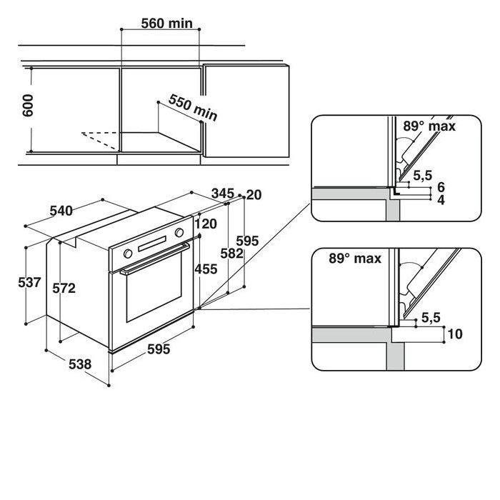 Духовой шкаф Whirlpool AKZ96270IX изображение 7