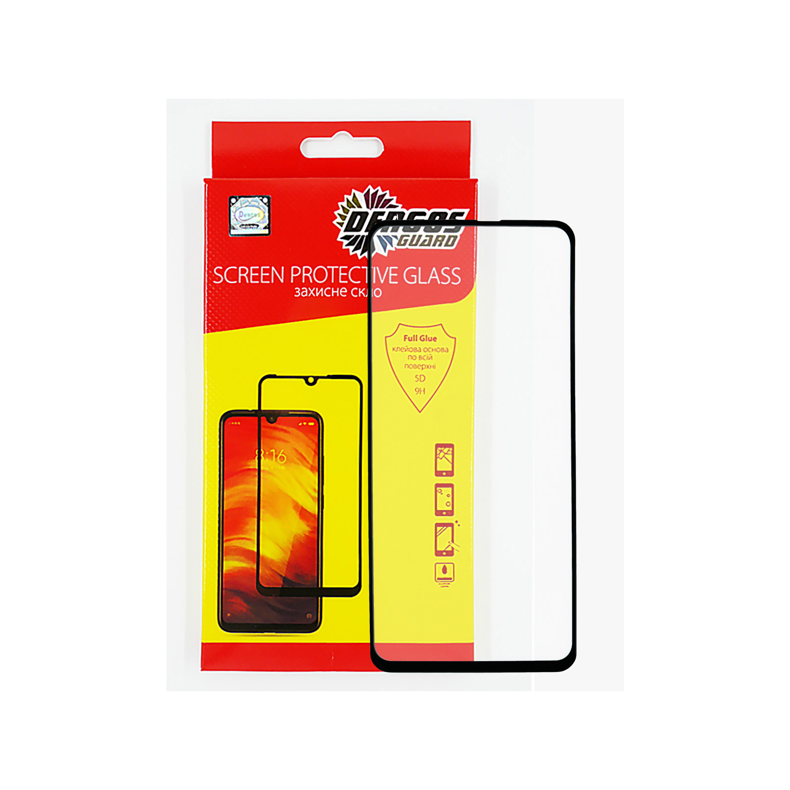 Скло захисне Dengos Full Glue Samsung Galaxy A51 (black) (TGFG-99)