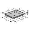Варочна поверхня Ventolux HSF640-H2G CEST (BK) (HSF640-H2GCEST(BK)) зображення 6