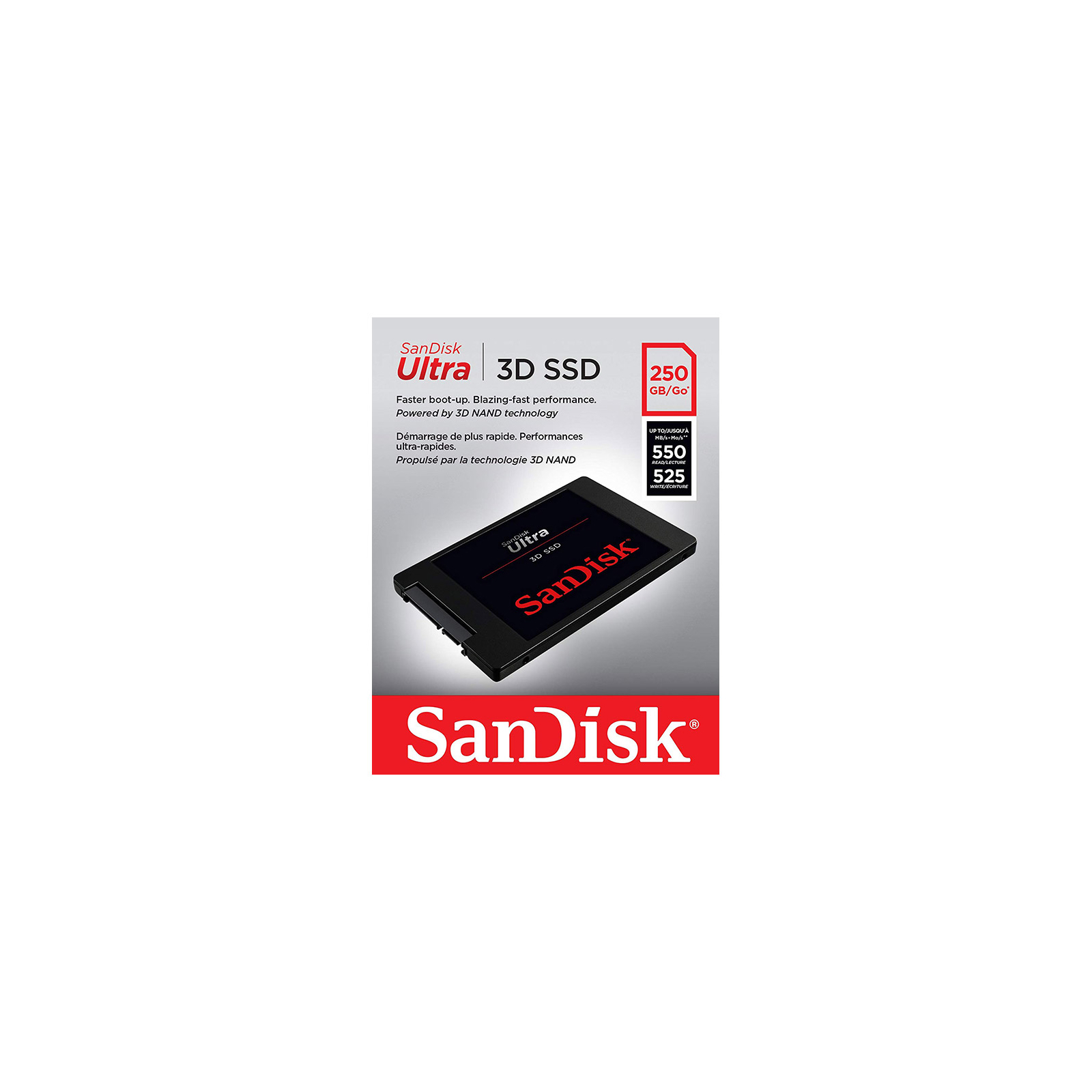Накопичувач SSD 2.5" 250GB SanDisk (SDSSDH3-250G-G25) зображення 3