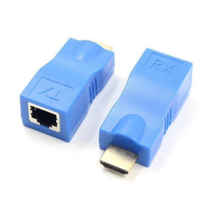 Перехідник HDMI к кабелю RJ45 (Patch Cord) 30m Extradigital (KBH1754)