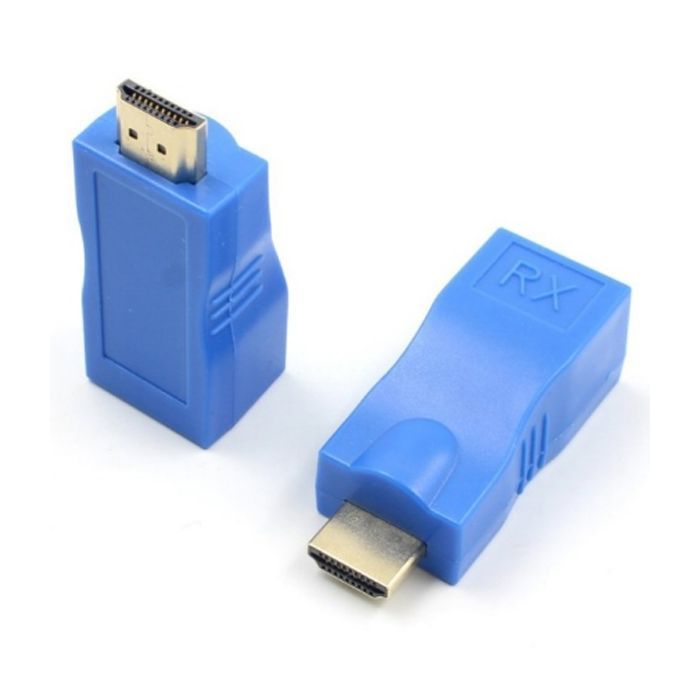Перехідник HDMI к кабелю RJ45 (Patch Cord) 30m Extradigital (KBH1754) зображення 3