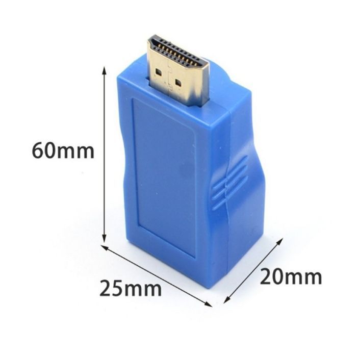 Перехідник HDMI к кабелю RJ45 (Patch Cord) 30m Extradigital (KBH1754) зображення 4