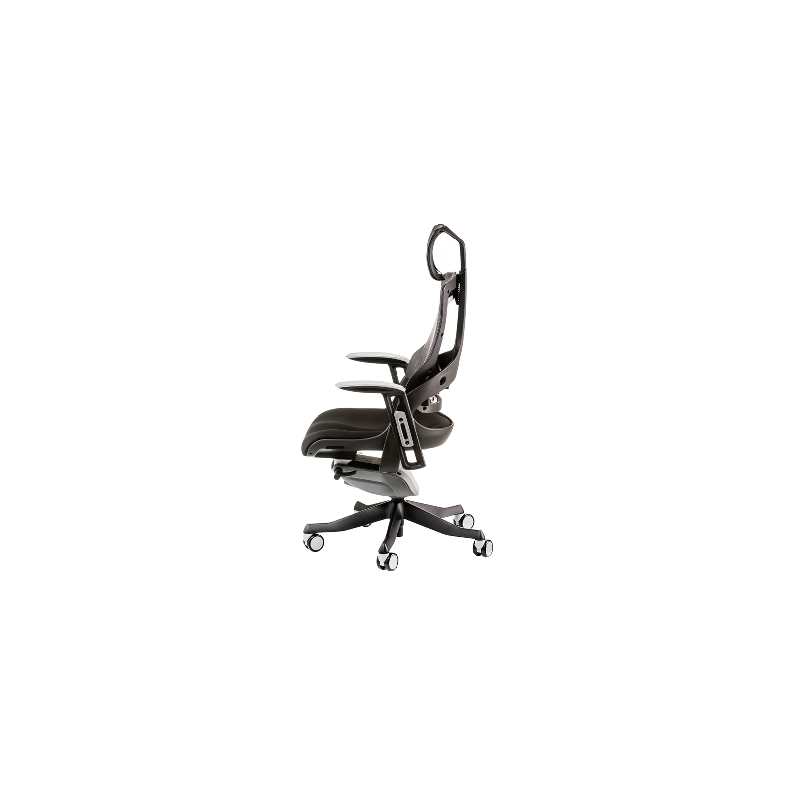 Офисное кресло Special4You WAU BLACK FABRIC, CHARCOAL NETWORK (E0789) изображение 4